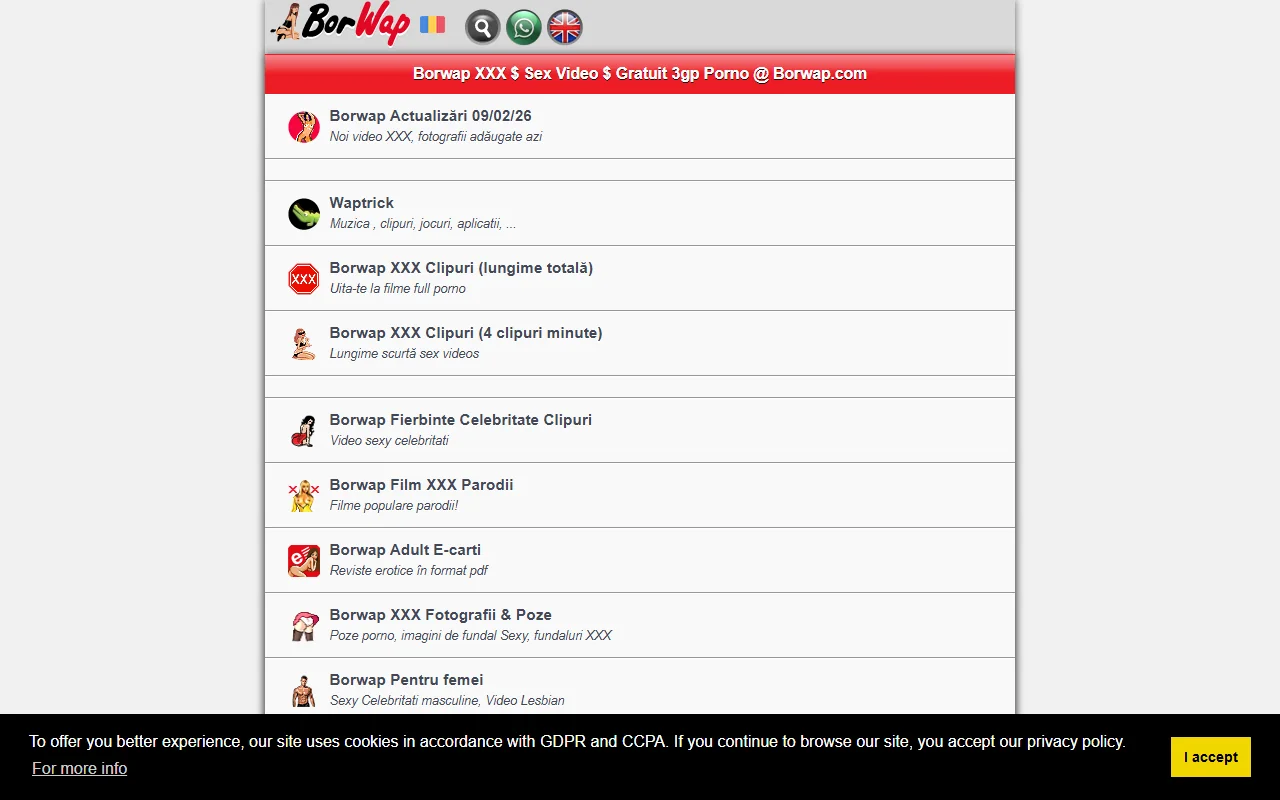 Screenshot: Borwap Screenshot of Borwap